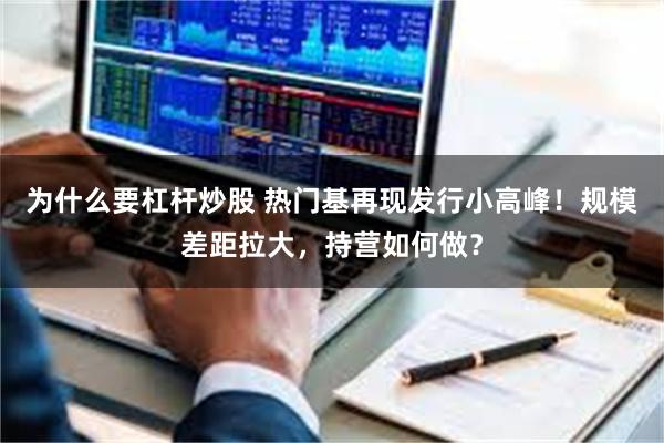 为什么要杠杆炒股 热门基再现发行小高峰！规模差距拉大，持营如何做？